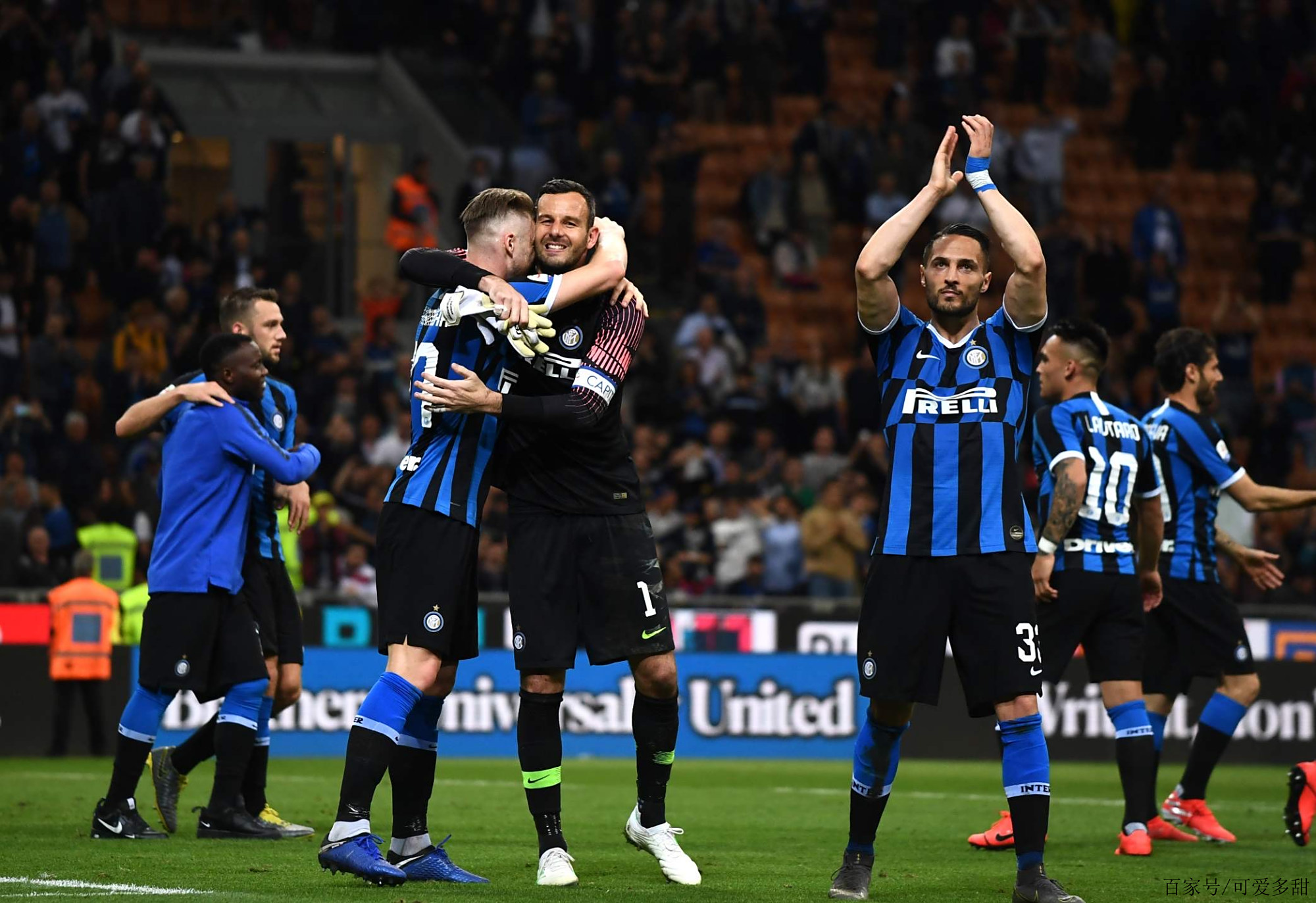 “他上场我就安心了”（他一出场我就踏实了）